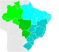 Time zones used from 13 October 2011 to 15 October 2012.