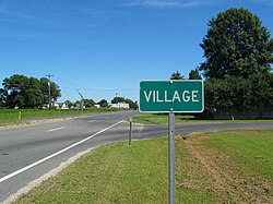 Village sign