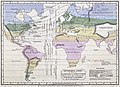 Image 10 Alexander von Humboldt Map: William C. Woodbridge; Restoration: Jujutacular and Lise Broer An isothermal map of the world, based on the research of Alexander von Humboldt, a German naturalist whose work laid the foundation for the sciences of physical geography and meteorology, among other things. By delineating "isothermal lines", he simultaneously suggested the idea and devised the means of comparing the climatic conditions of various countries. More selected pictures