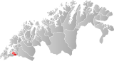 Gratangen within Troms og Finnmark