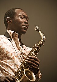 Seun Kuti performing at Marsatac, 2008