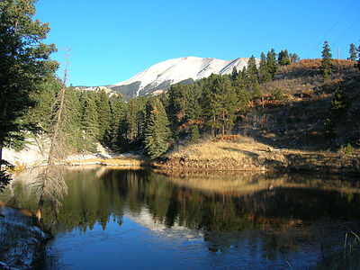 West Spanish Peak from the Highway of Legends Scenic Byway