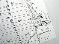 Rixdorf with its new Bohemian settlement, ca. 1740