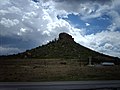 Castle Rock as seen from I-25.