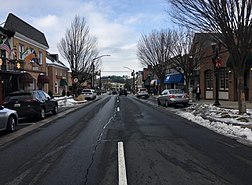 Bel Air's South Main Street in December 2021