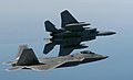 F-22 и F-15