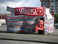 Image 19Camp put up by striking Pepsi-Cola workers, in Guatemala City, Guatemala, 2008.