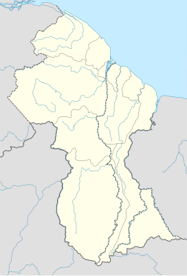 Location map Guyana