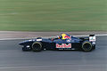 Heinz-Harald Frentzen driving for Sauber at the 1995 British Grand Prix.