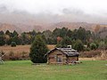 Охотничья изба, национальный парк «Wilderness Road», штат Виргиния, США