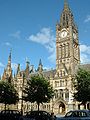 Manchester Town Hall is an example of Victorian architecture found in Manchester, England.