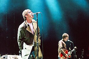 Oasis performing in San Diego, California on 18 September 2005.