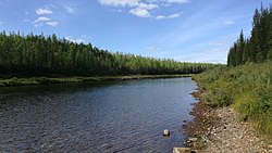 Река Нюя близ Чаяндинского месторождения