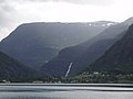 Skjolden en Lustrafjorden, en Luster, Noruega