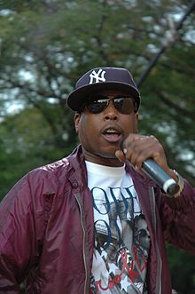 Talib Kweli performing at the Red Bull Experiment Event in Brooklyn.