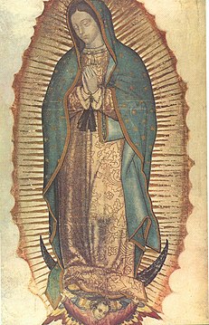 The Virgin of Guadalupe has been depicted as the Woman of the Apocalypse since the 16th century.