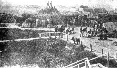 The fort in 1863