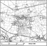 Map 3 Eltham in 1898