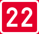 National Road 22 shield}}