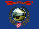 Flag of Indiana (1885 – May 17, 1917)[18]