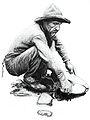 A Gold prospector in California