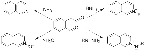 從二羰基化合物製取異喹啉