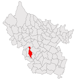 Location of Pietroasele