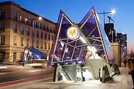 Entrance to the metro station