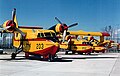 CL-215 aerial firefighting water bomber