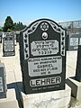 Grave marker of Gabriel Lehrer in Mount Zion Cemetery [3]