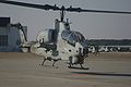 The first AH-1W of HMLA-467 to land at MCAS Cherry Point, October 2008.