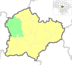 Location of Krakės eldership