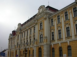 Ciuc County court building from the interwar period, currently the Harghita County court.