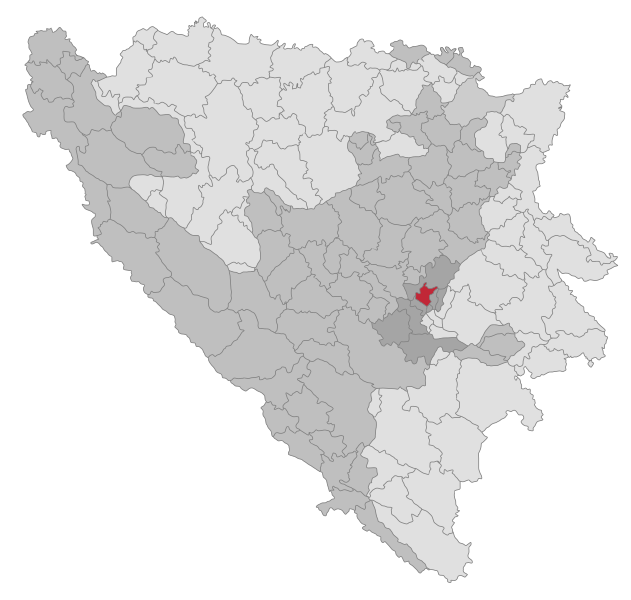 Файл:Vogošća in BiH.svg