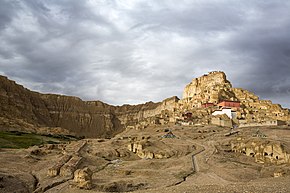 Guge西藏阿里的古格王國遺址，此曾为旧王国国都