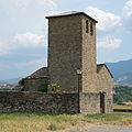 Torre y cementerio