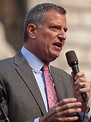 Mayor Bill de Blasio from New York