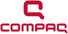 Third Compaq logo, used from 2007 to 2013; currently used as leased trademarks in South America and India