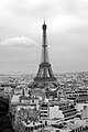 Taken from the top of L'Arc de Triomphe on a cloudy Spring day.