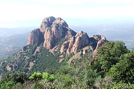 El macizo del Esterel.