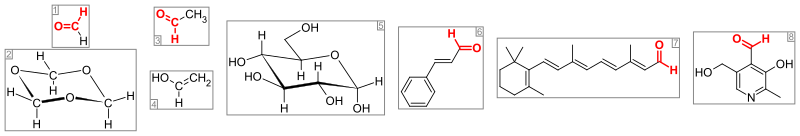 File:Important Aldehyde Structures.svg