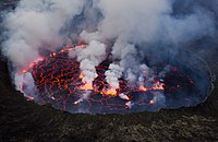 Nyiragongo's lava lake