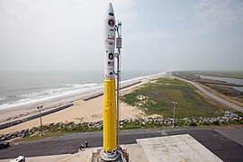 Minotaur I on pad (ORS-1), 2011