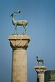 The Deer Statues in the harbor of the City of Rhodes.