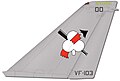 VF-103 Sluggers F-14 tail markings