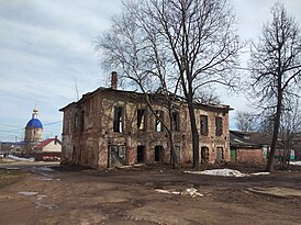 Усадебный дом с флигелем и Никольская церковь в бывшем селе Даниловском