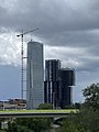 Construction progress of the Austro Tower in August 2021