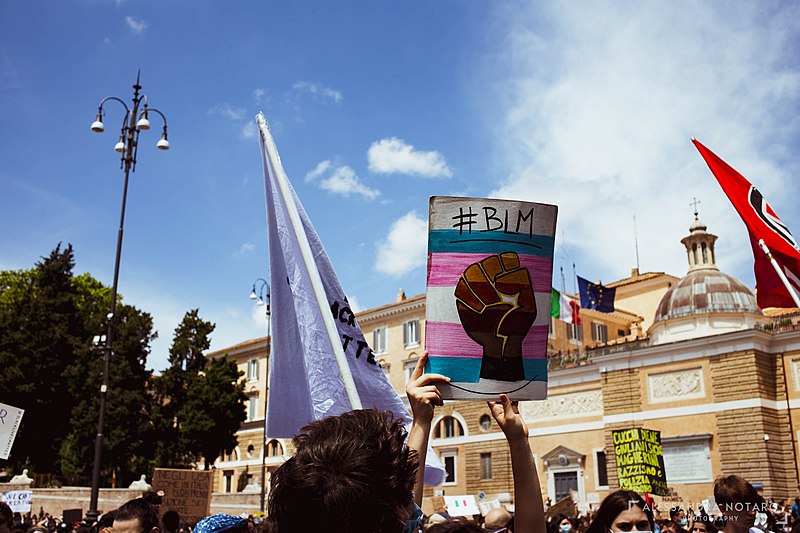 File:Black Lives Matter, Rome.jpg