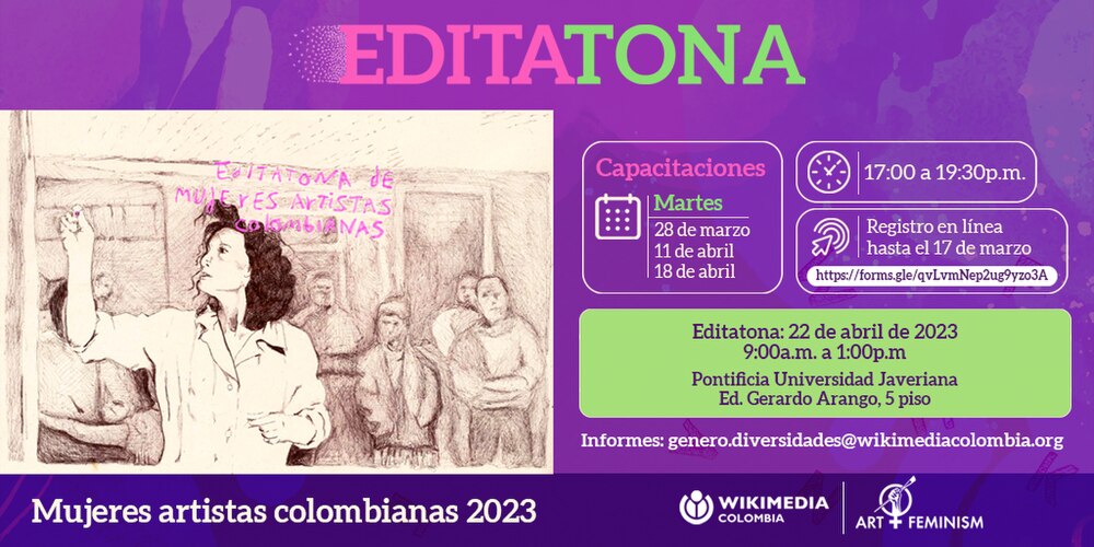 Editatona Art+Feminism Colombia Vol.2