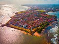 Aerial view of Galle Fort (Galle) – a UNESCO World Heritage Site in Sri Lanka